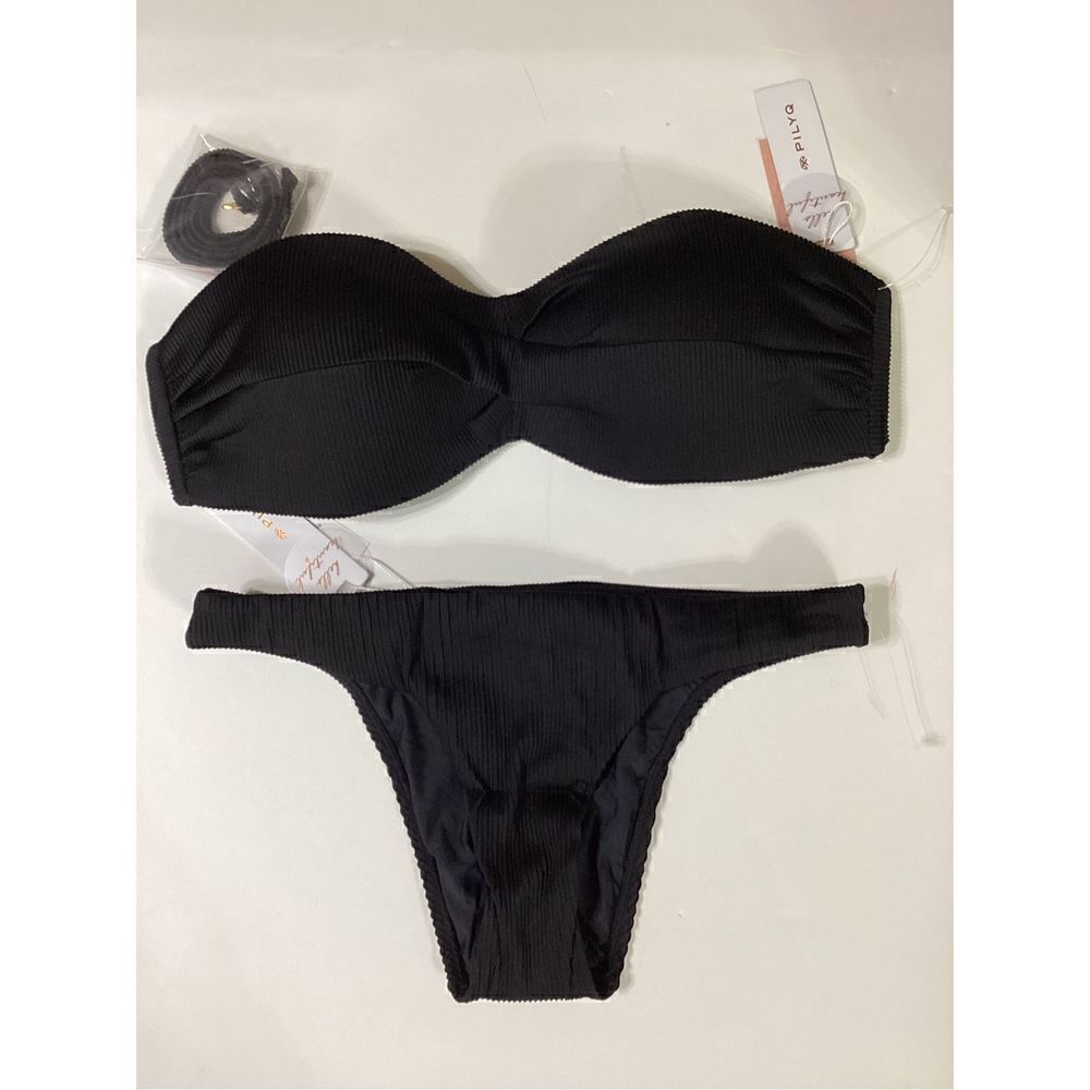 New. Pilyq Black Pearl bikini set. L-top/M-bottom. Retails $169 - Picture 11 of 16